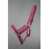 Luxe Trekpaard halster met "bont" voering