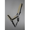Luxe Trekpaard halster met "bont" voering